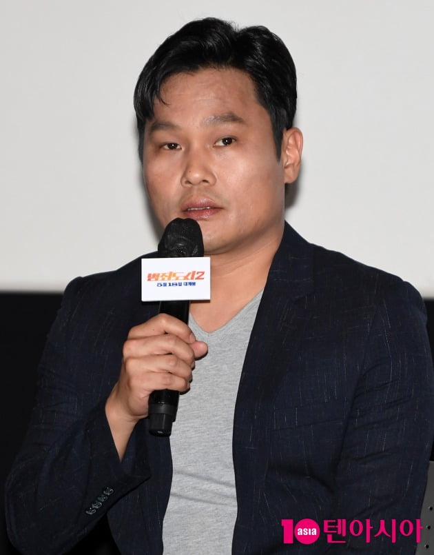 박지환, 마동석, 이상용 감독, 최귀화(왼쪽부터) /사진=조준원 기자 wizard333@