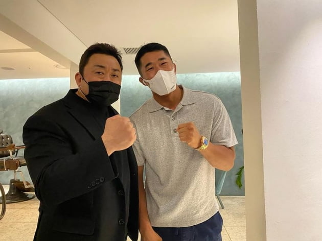 마동석, 김동현 /사진=김동현 인스타그램