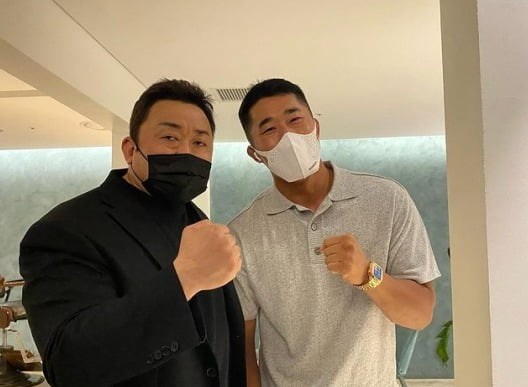 김동현, 유도 제자 '마블리' 마동석 만났다 "'범죄도시2', 완전 내 스타일"[TEN★]