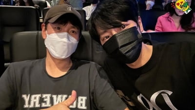 이상엽, '마블리' 마동석 한 팔에 쏘옥~포켓보이 됐네 "한없이 작은 나"[TEN★]