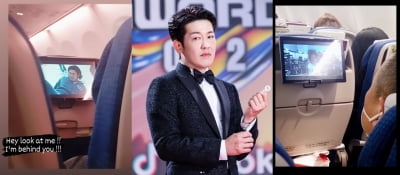 허성태, 비행기에서 '오겜' 감상하는 관객..."아저씨 저 뒤에 있어요"[TEN★]