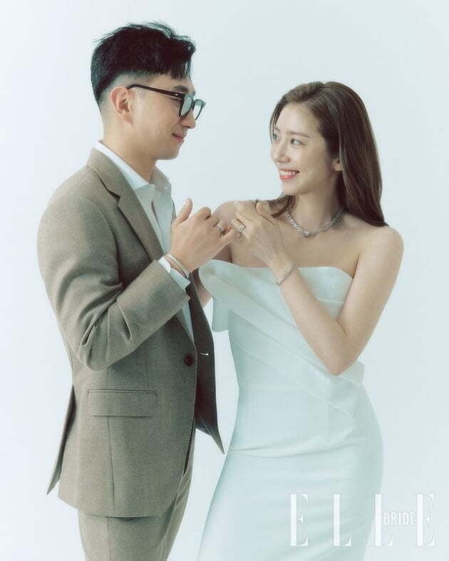 손담비, 이규혁 /사진=엘르 코리아 공식 인스타그램
