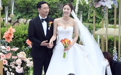 [단독][TEN 포토] 손담비-이규혁 결혼식 '10년 인연 결실 맺는날'