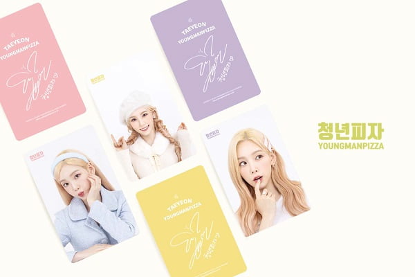 청년피자, 브랜드 모델 태연 포토카드 증정 프로모션