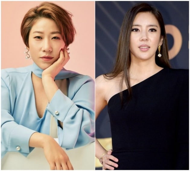 개그우먼 김영희, 가수 손담비./사진=텐아시아DB