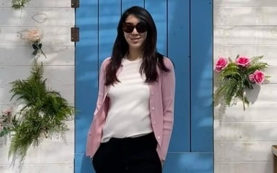 '이필모♥' 서수연, D라인 배 내밀며 모델 아우라 '시크+도도 임산부' [TEN★]