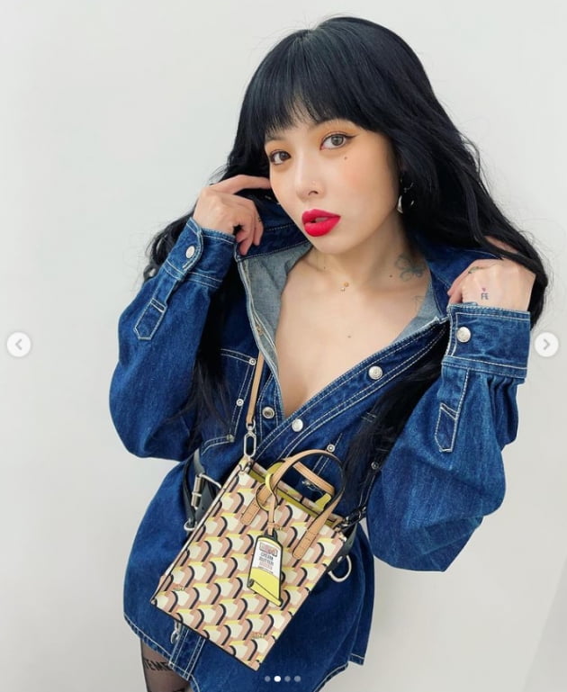 현아, 등장부터 아찔하네...섹시한 각선미 노출[TEN★]