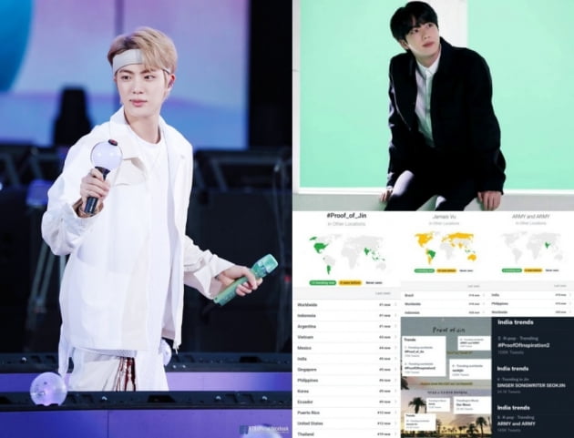 '은빛 달과 지구는 하나' 방탄소년단 진, 치유와 안식처의 산증인 'Proof'(프루프)'