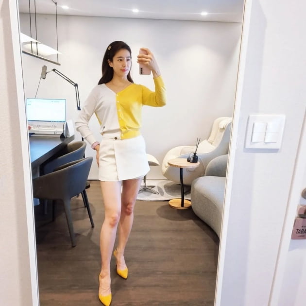 '주진모♥' 민혜연, 진료실에서 혼자 각선미 인증하는 의사 "맘에 들었던 ootd" [TEN★]
