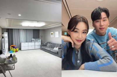 '남편과 불화설 해명' 배윤정, 텅 빈 거실…마음까지 정리된 집 청소 [TEN★]