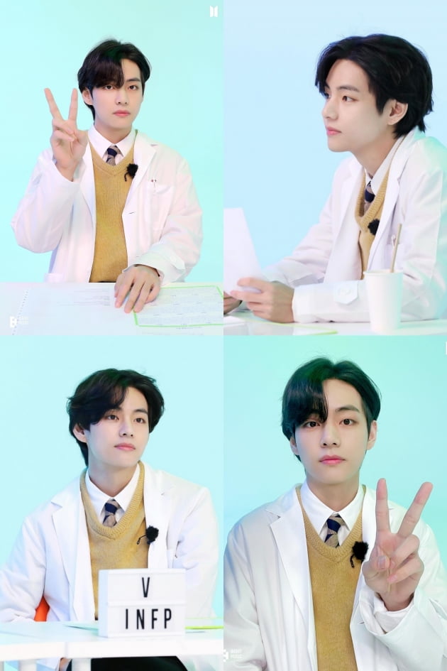 방탄소년단 뷔, 다정한 눈빛...이지적 분위기 '끝판왕'