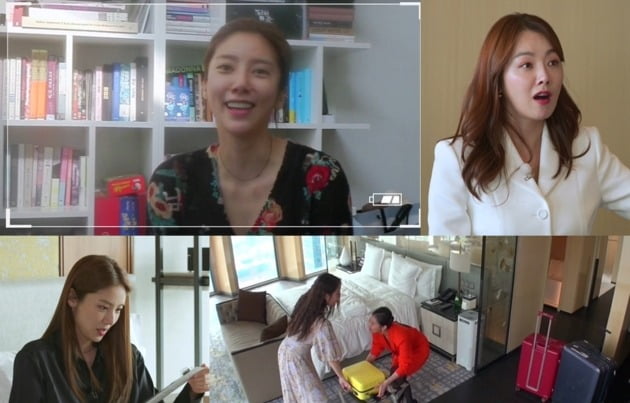 '이규혁♥' 손담비, 결혼한지 얼마나 됐다고…짐 싸서 5성급 스위트룸行('스캉스')