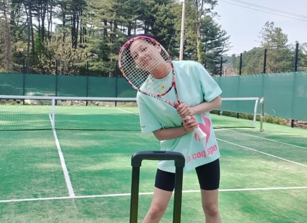 고은아, 테니스 코치와 열애 아니라더니…더 잘하고 싶은 이유는?[TEN★]