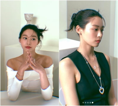 설현, 까치머리가 이렇게 우아할 일?…과감한 패션에 '눈길' [TEN★]