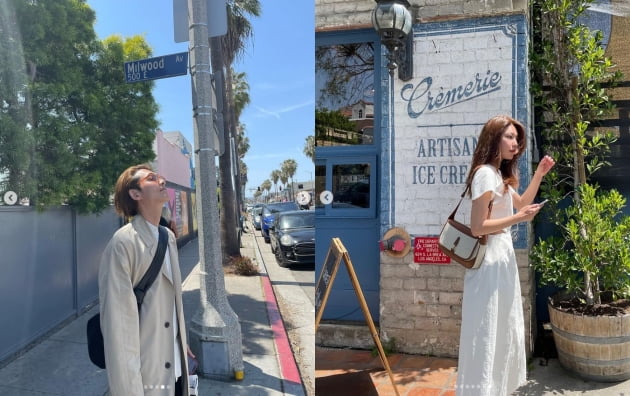 정경호, ♥최수영과 미국여행중?...선남선녀 비주얼[TEN★]