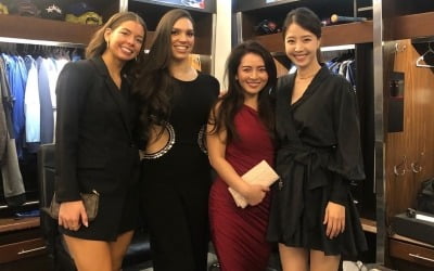 '류현진♥' 배지현, 아나운서 이전에 173cm '슈퍼모델'…"기럭지 안 밀려" [TEN★]