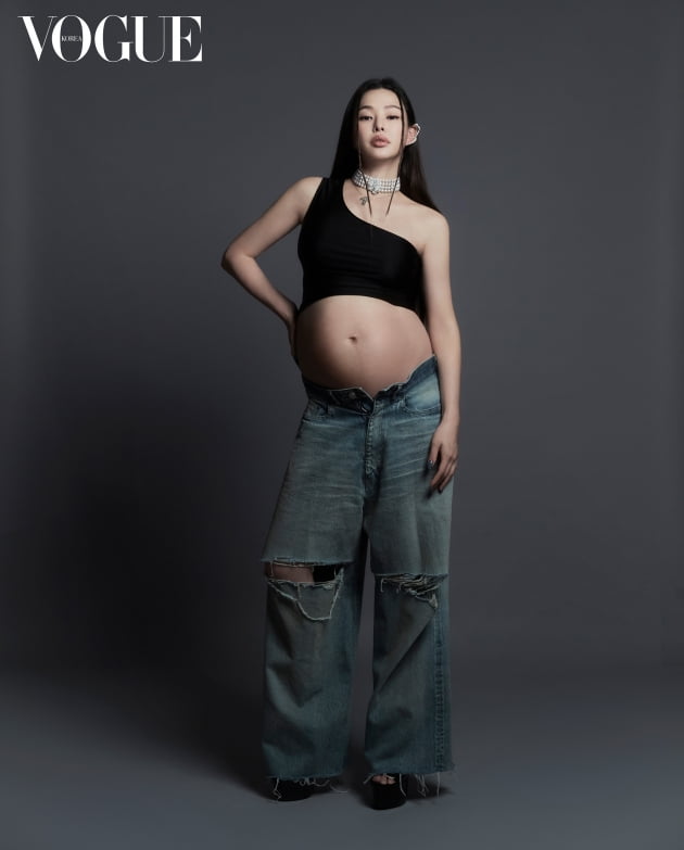 이하늬 만삭 화보 / 사진=이하늬 인스타그램