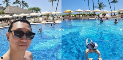 손담비♥이규혁, 하와이 호텔에서 신나는 신혼여행중...달달하네[TEN★]