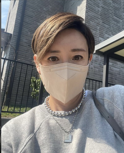 이상아, 얼굴이 얼마나 작으면…마스크가 다 가릴 기세 [TEN★]