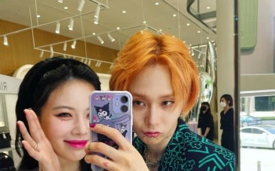 현아♥던, 불륨감·시크美 발산…달달 커플의 일상 [TEN★]