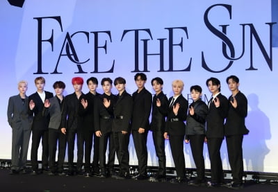 [TEN 포토] 세븐틴'2년 8개월만에 정규 4집 '페이스 더 선'으로 컴백'