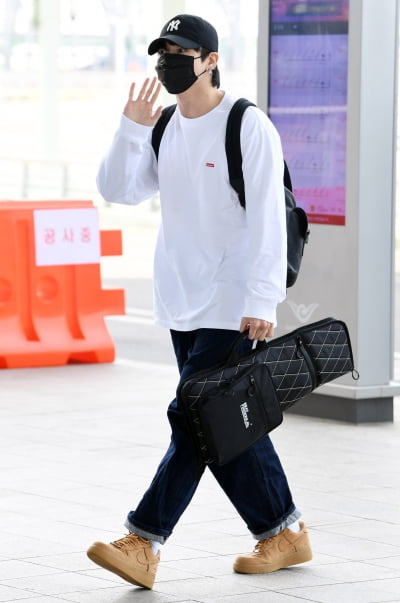 [TEN 포토] 방탄소년단 정국 '조 바이든 미국 대통령 예방하기 위해'