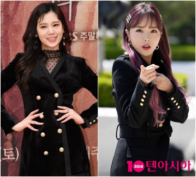 가수 리지, 홍진영./사진=텐아시아DB
