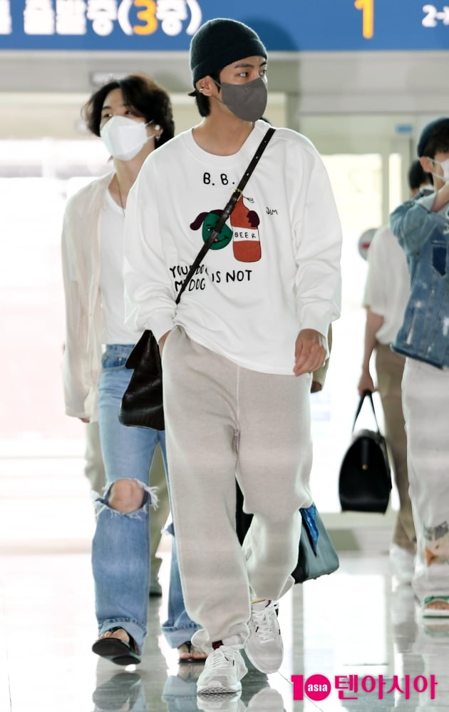 [TEN 포토] 방탄소년단 뷔 '등장부터 빛이나'