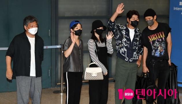 [TEN 포토] 칸에서 귀국한 영화 '브로커' 주역들