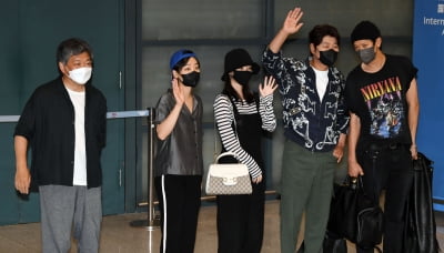 [TEN 포토] 칸에서 귀국한 영화 '브로커' 주역들