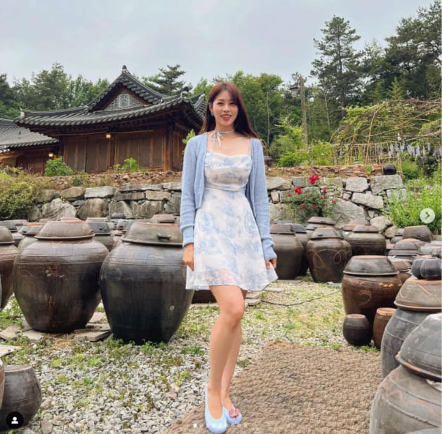 서동주, 하늘하늘한 원피스 입고...CG같은 각선미[TEN★]