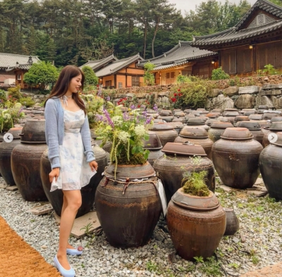 서동주, 하늘하늘한 원피스 입고...CG같은 각선미[TEN★]