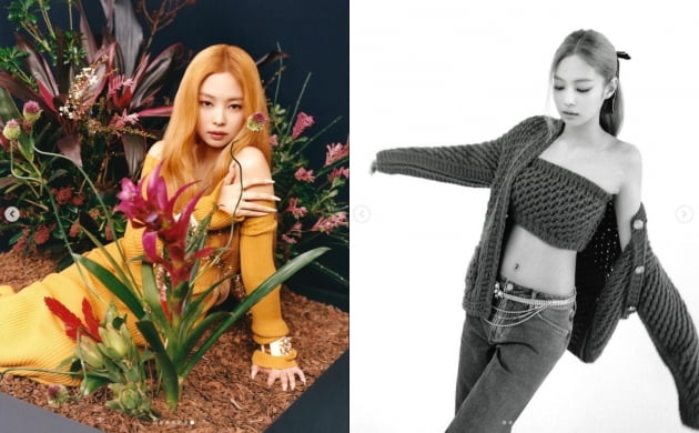 제니, 후광이 번쩍번쩍 자체발광 꽃미모...청순+섹시가 공존[TEN★]