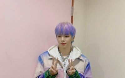 강다니엘, 보라색 '과감' 헤어 스타일로 아이돌 매력…"소심한 사람" [TEN★]