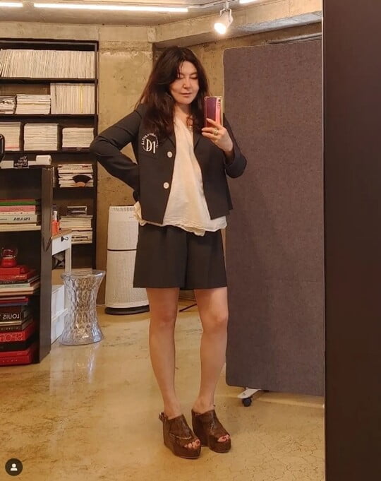 '12kg 감량' 한혜연, 짧은 반바지로 자랑한 극세사 각선미 [TEN★]