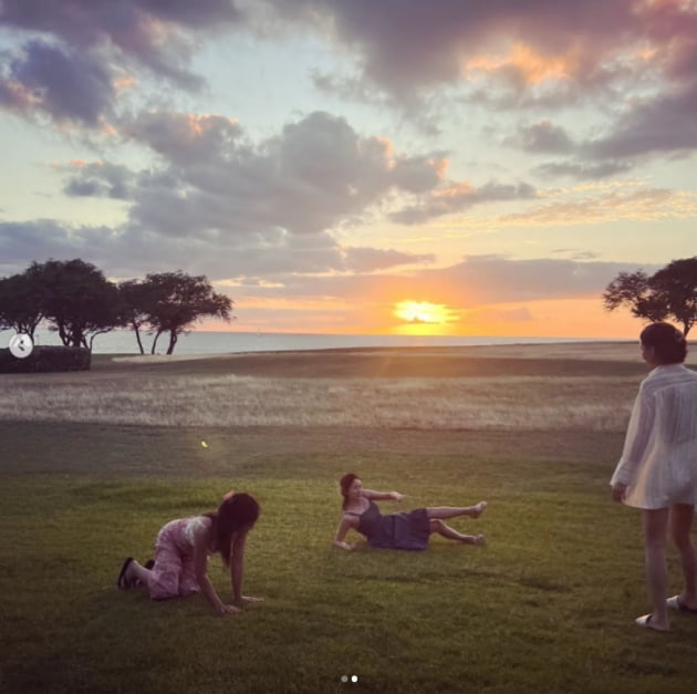 전혜빈, 장희진,기은세와 와이키키로 우정여행...기은세 "진짜 동물같다"[TEN★]