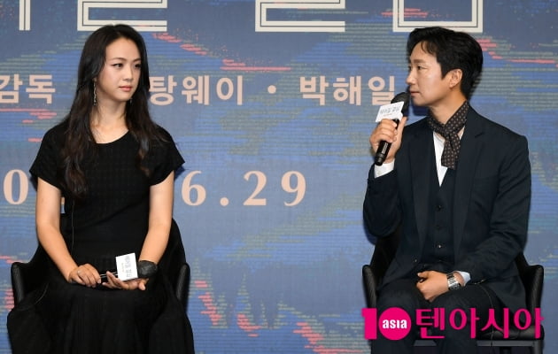 [TEN 포토] 박해일 "탕웨이 '색계',만추' 감명 깊어...눈빛이 매력적"