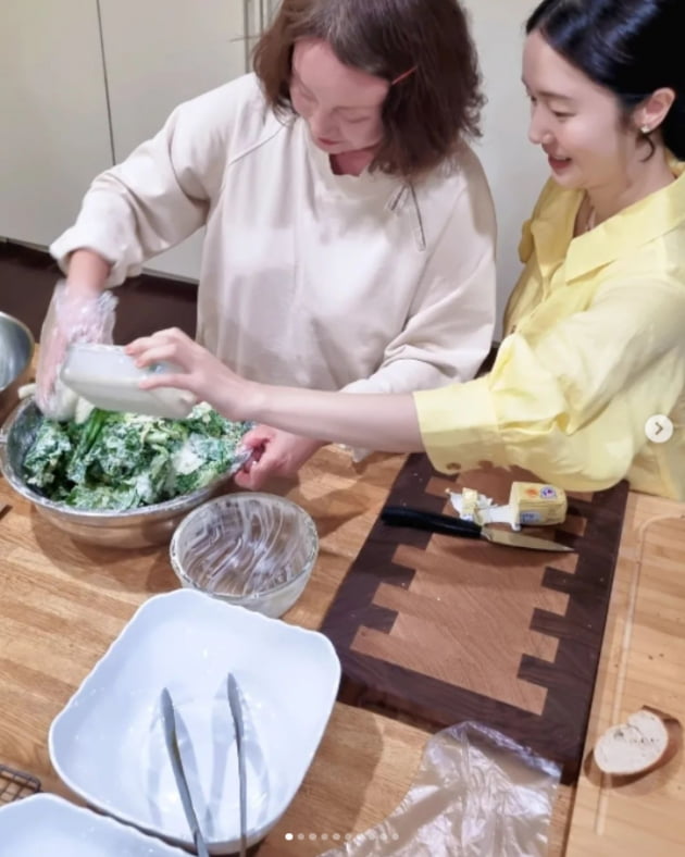 '연하 의사♥' 이정현, 한우→타르트 '서프라이즈'에 감격…딸 낳으니 입까지 호강 [TEN★]