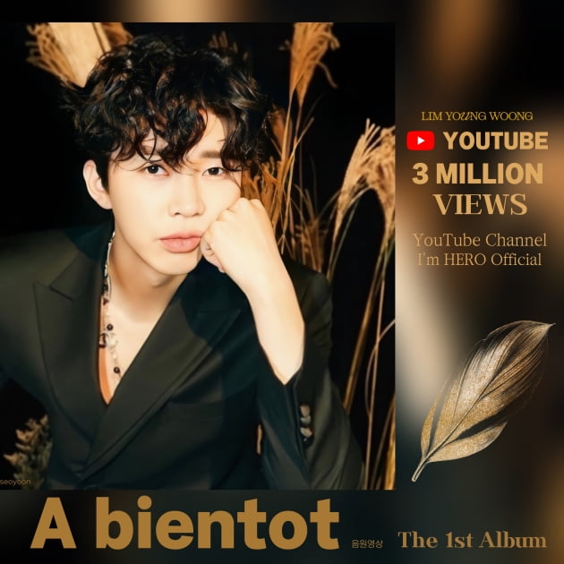 임영웅, 제대로 경사났네…'A bientot' 음원 영상 300만뷰 돌파