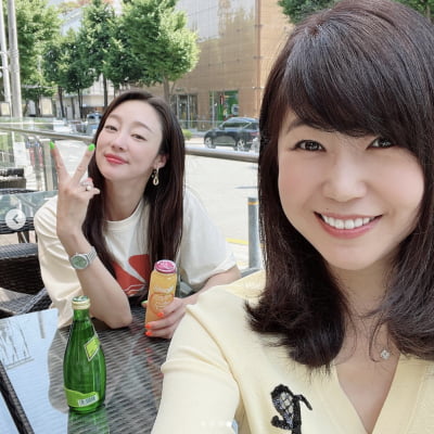 "외모는 세상 화려하지만"…강수정, 최여진과 이렇게 친했나 [TEN★]