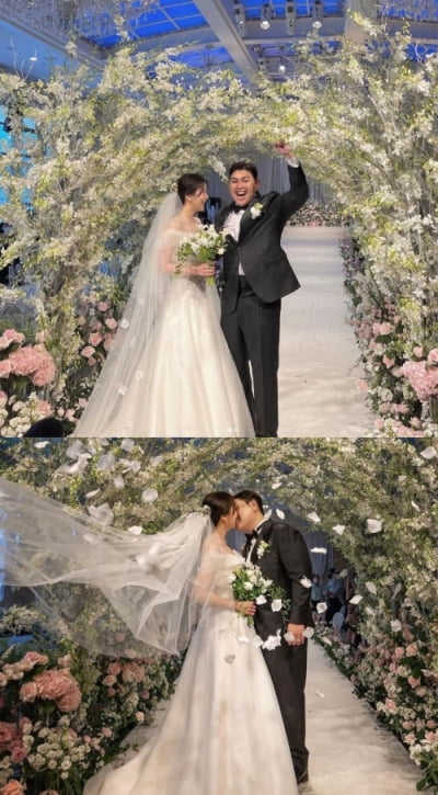 한동근, 결혼식 날 신부 공개…벌써 '잉꼬 부부' 모먼트 [TEN★]