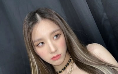 이달의 소녀 희진, 무대 의상 입고 '볼륨감' 폭발…아이돌 센터 비주얼[TEN★]