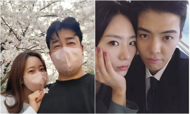 소유진, 백종원 부부, 이상화, 강남 부부./사진=SNS