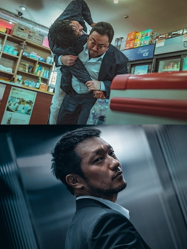 영화 '범죄도시2' 마동석, 손석구 스틸 /사지제공=ABO엔터테인먼트