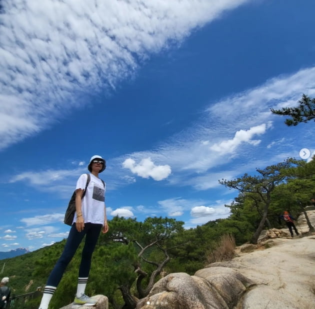 '손지창♥' 오연수, 완벽한 레깅스 핏...이혜영 "몸매가 다했네"[TEN★]