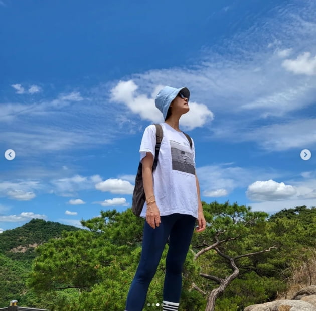 '손지창♥' 오연수, 완벽한 레깅스 핏...이혜영 "몸매가 다했네"[TEN★]