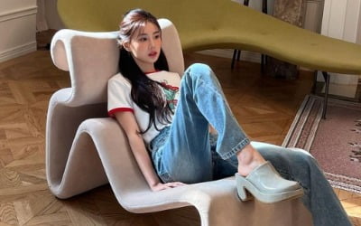 강혜원, 아무데나 누워있어도 '굴욕 NO'…청순미녀 그자체[TEN★]