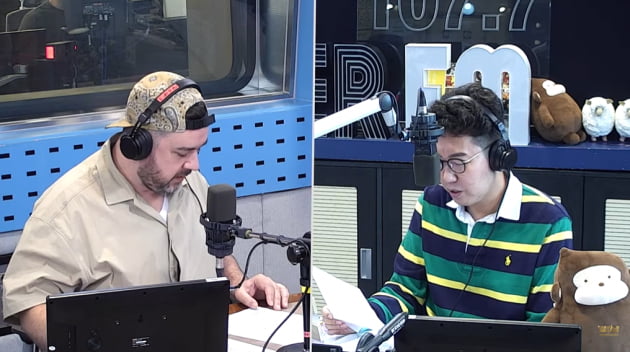 샘 해밍턴, 김영철/사진=김영철의 파워FM 유튜브 캡처