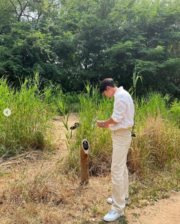 주원, 오랜만에 인사드려요...편안한 남사친美 발산[TEN★]