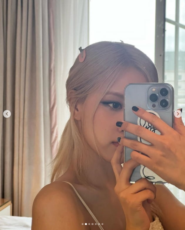 블랙핑크 로제, 과감한 노출...반전 드레스 섹시미 UP[TEN★]